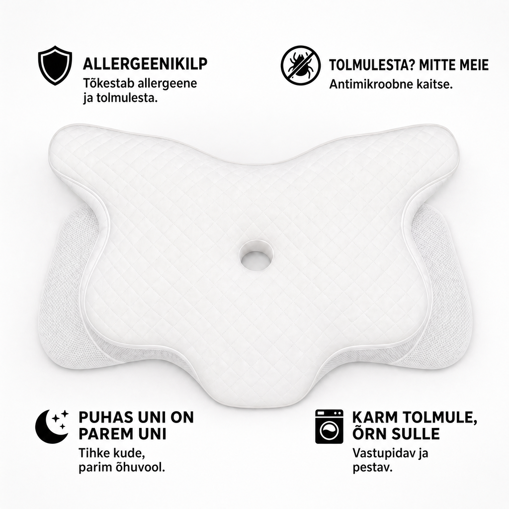 Ergonomic Pillow Anti Dust Cover